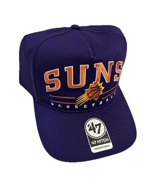 '47 Brand Phoenix Suns Hitch Hat Purple Snapback NBA Retro Sunburst Logo NWT